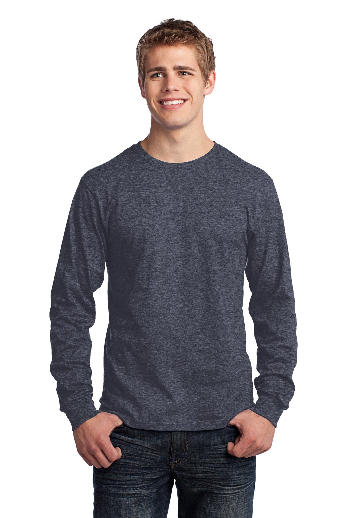Port & Co ™  Long Sleeve Core Cotton Tee. PC54LS