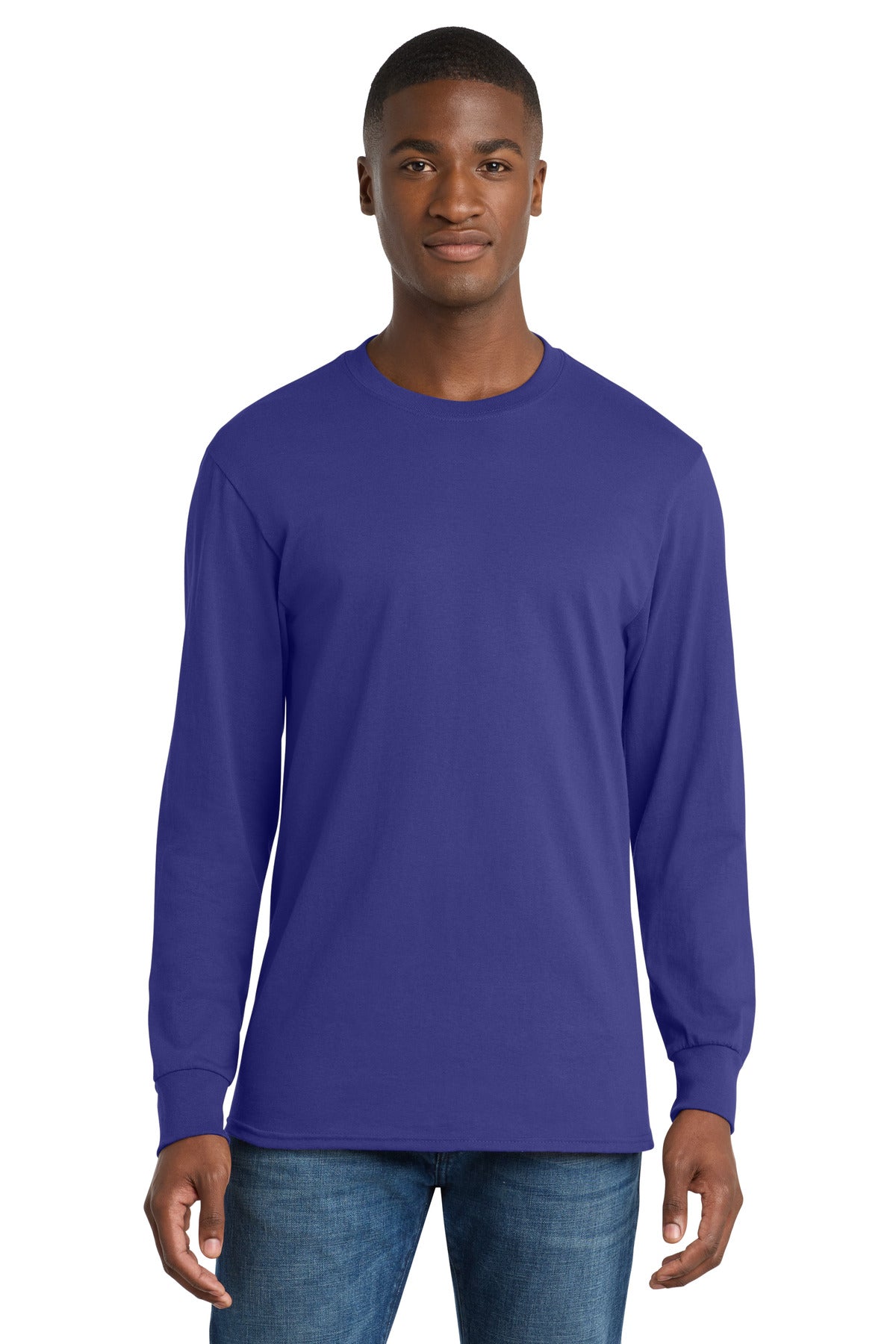 Port & Co ™  Long Sleeve Core Cotton Tee. PC54LS