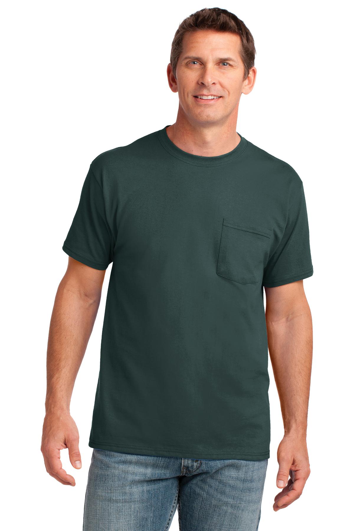 Port & Co ™  Core Cotton Pocket Tee. PC54P