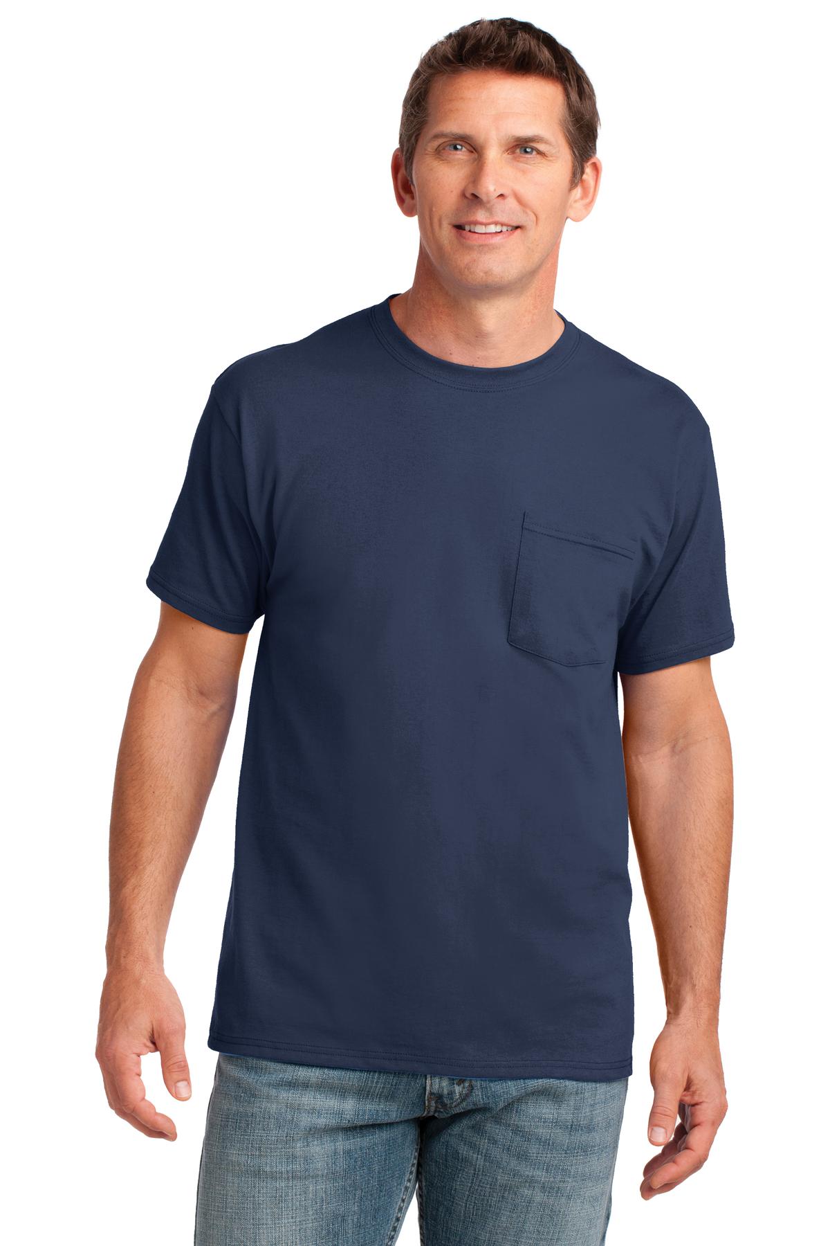 Port & Co ™  Core Cotton Pocket Tee. PC54P