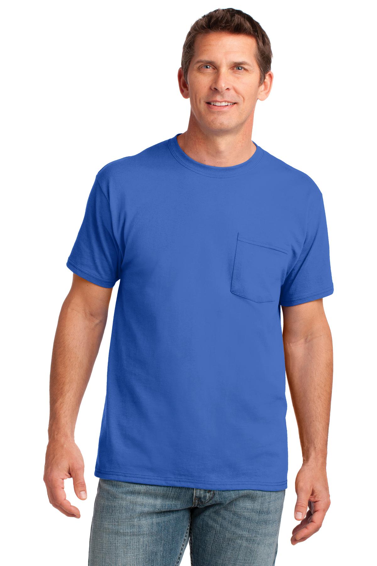 Port & Co ™  Core Cotton Pocket Tee. PC54P