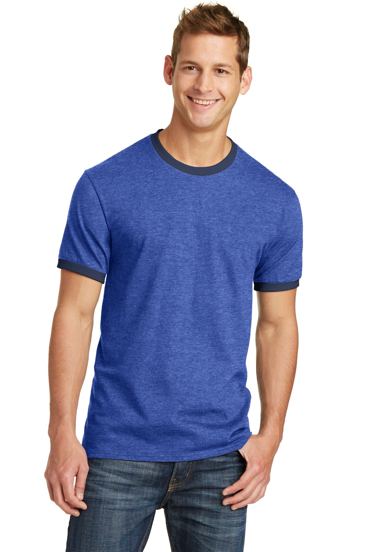 Port & Co ™  Core Cotton Ringer Tee.  PC54R