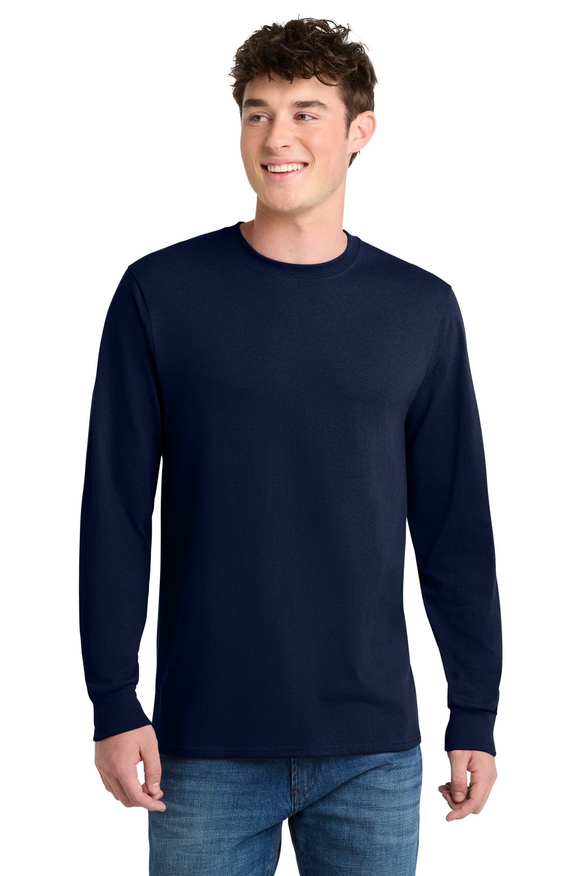 Port & Co ™  Tall Long Sleeve Core Blend Tee. PC55LST