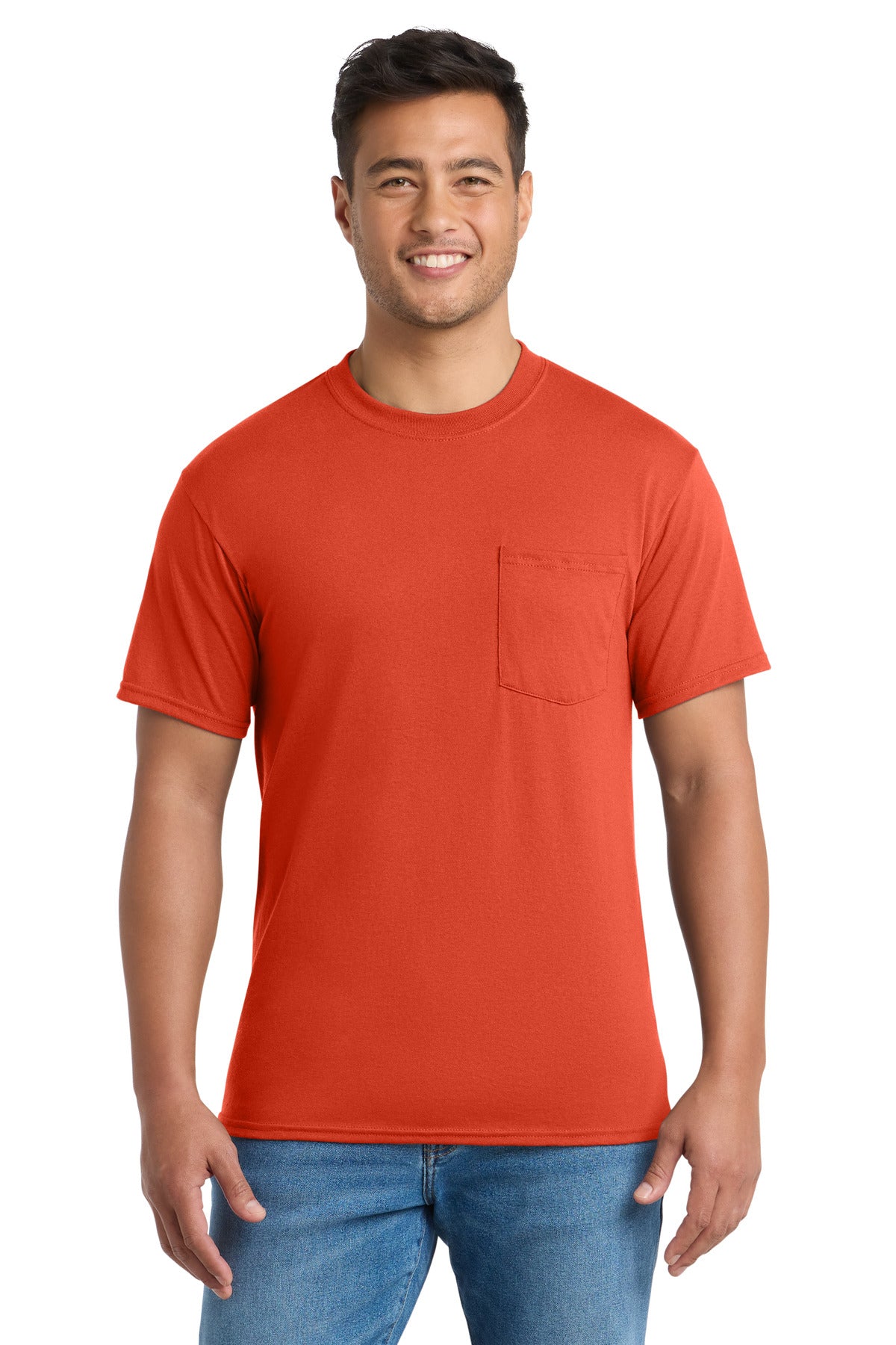 Port & Co ™  Tall Core Blend Pocket Tee. PC55PT