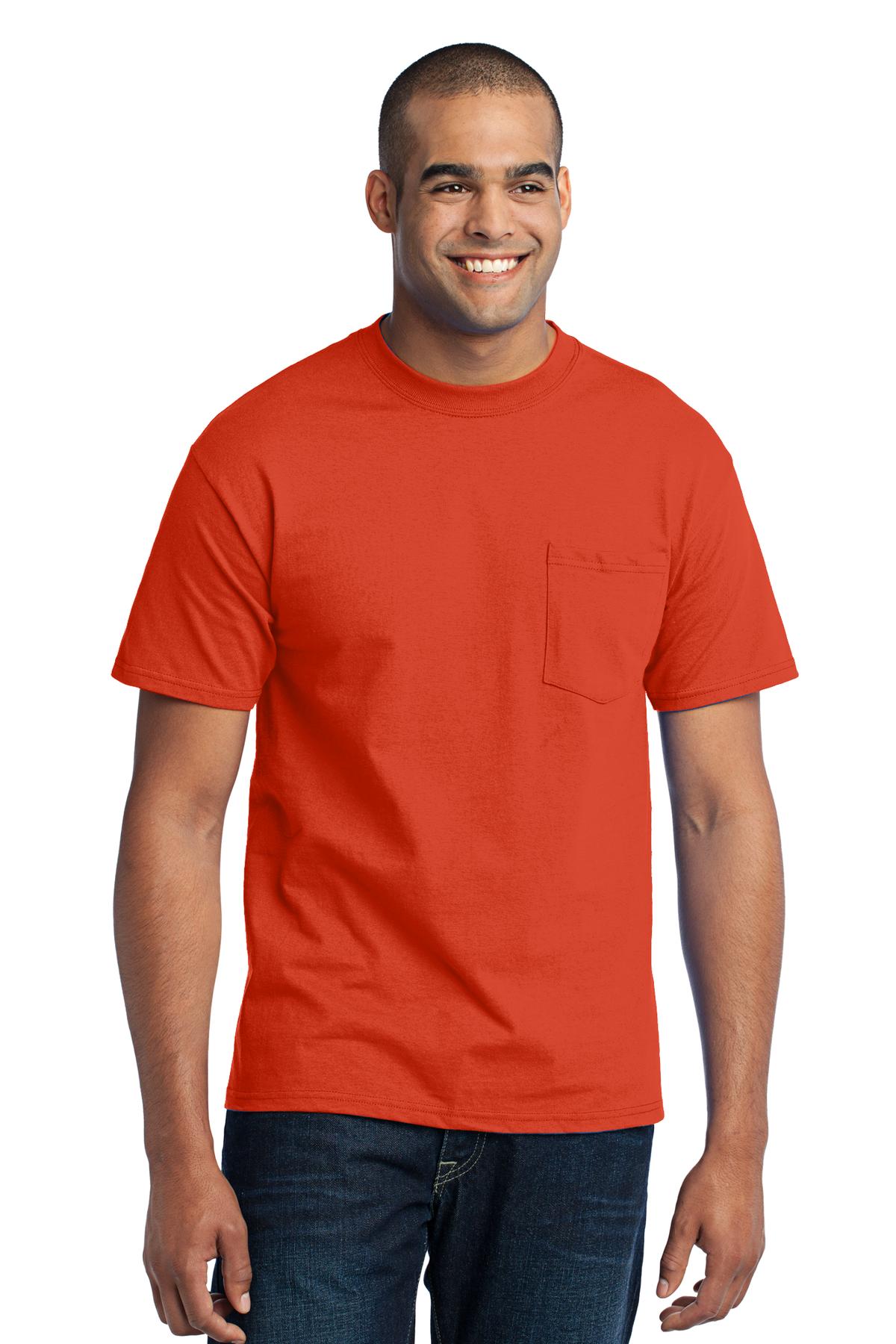Port & Co ™  Core Blend Pocket Tee. PC55P