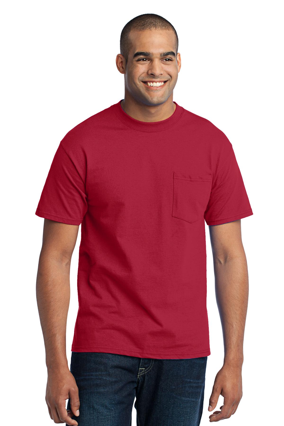 Port & Co ™  Core Blend Pocket Tee. PC55P