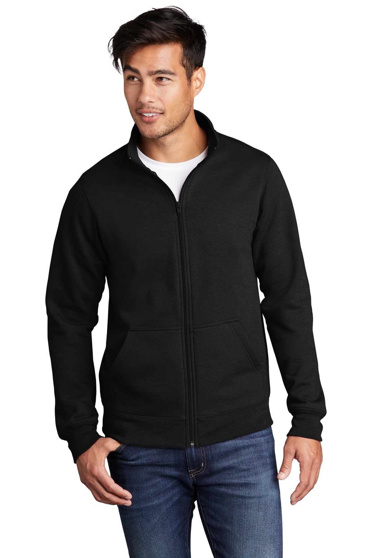 Port & Co ™  Core Fleece Cadet Full-Zip Sweatshirt PC78FZ