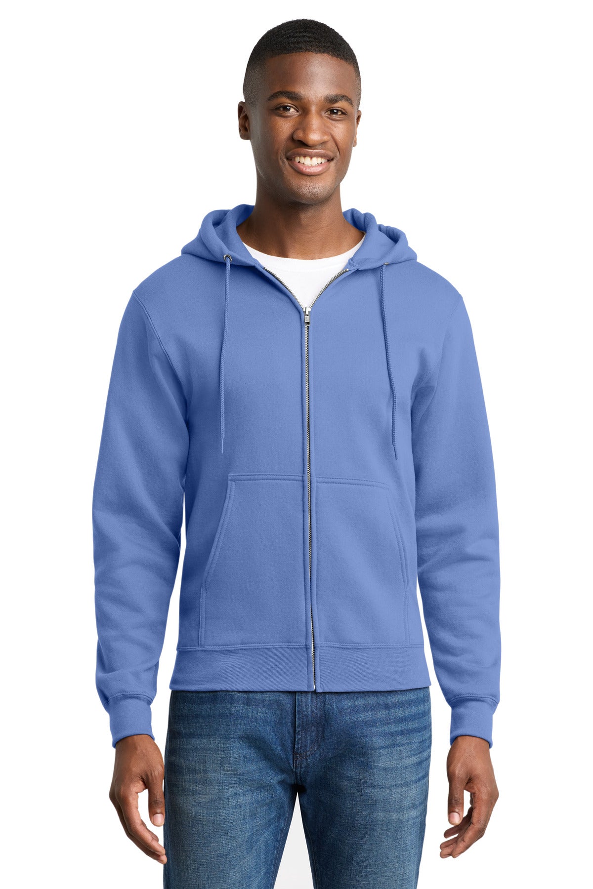 Port & Co ™  Core Fleece Full-Zip Hooded Sweatshirt. PC78ZH