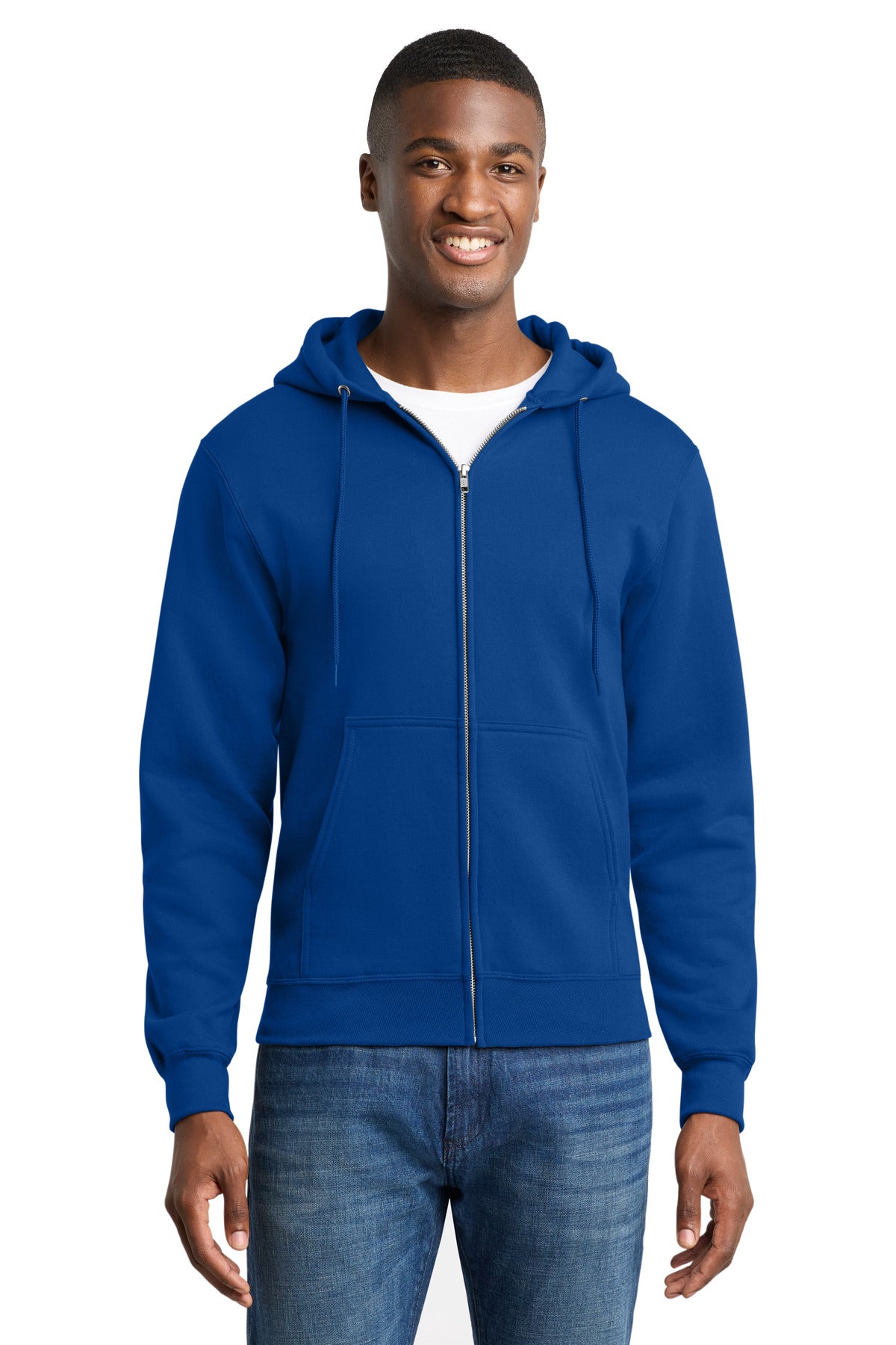 Port & Co ™  Core Fleece Full-Zip Hooded Sweatshirt. PC78ZH