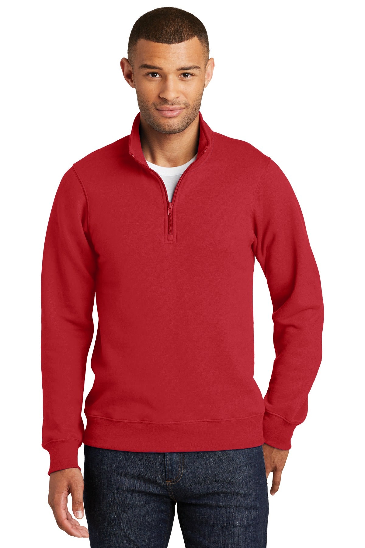 Port & Co ™  Fan Favorite Fleece 1/4-Zip Pullover Sweatshirt. PC850Q