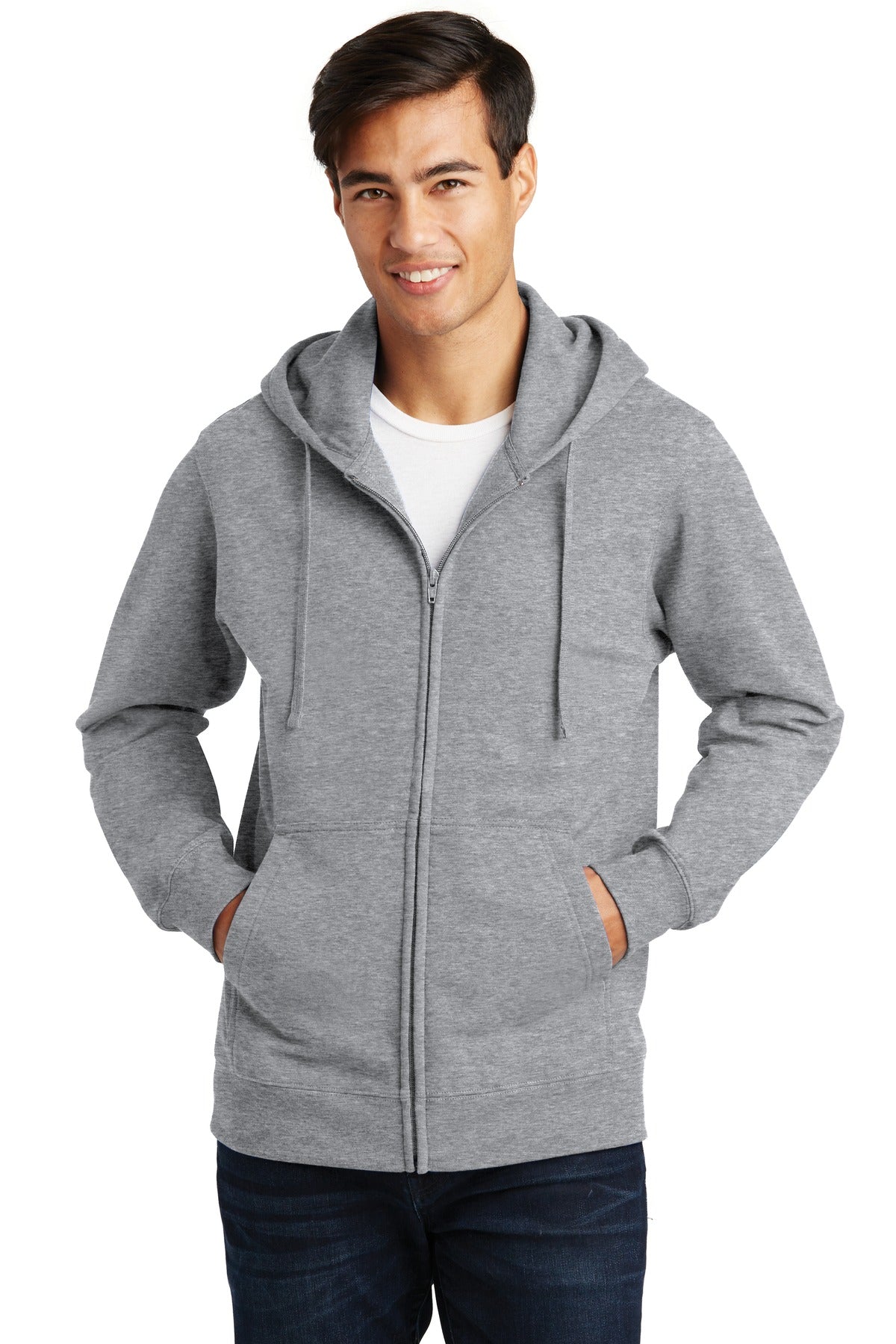 Port & Co ™  Fan Favorite Fleece Full-Zip Hooded Sweatshirt. PC850ZH