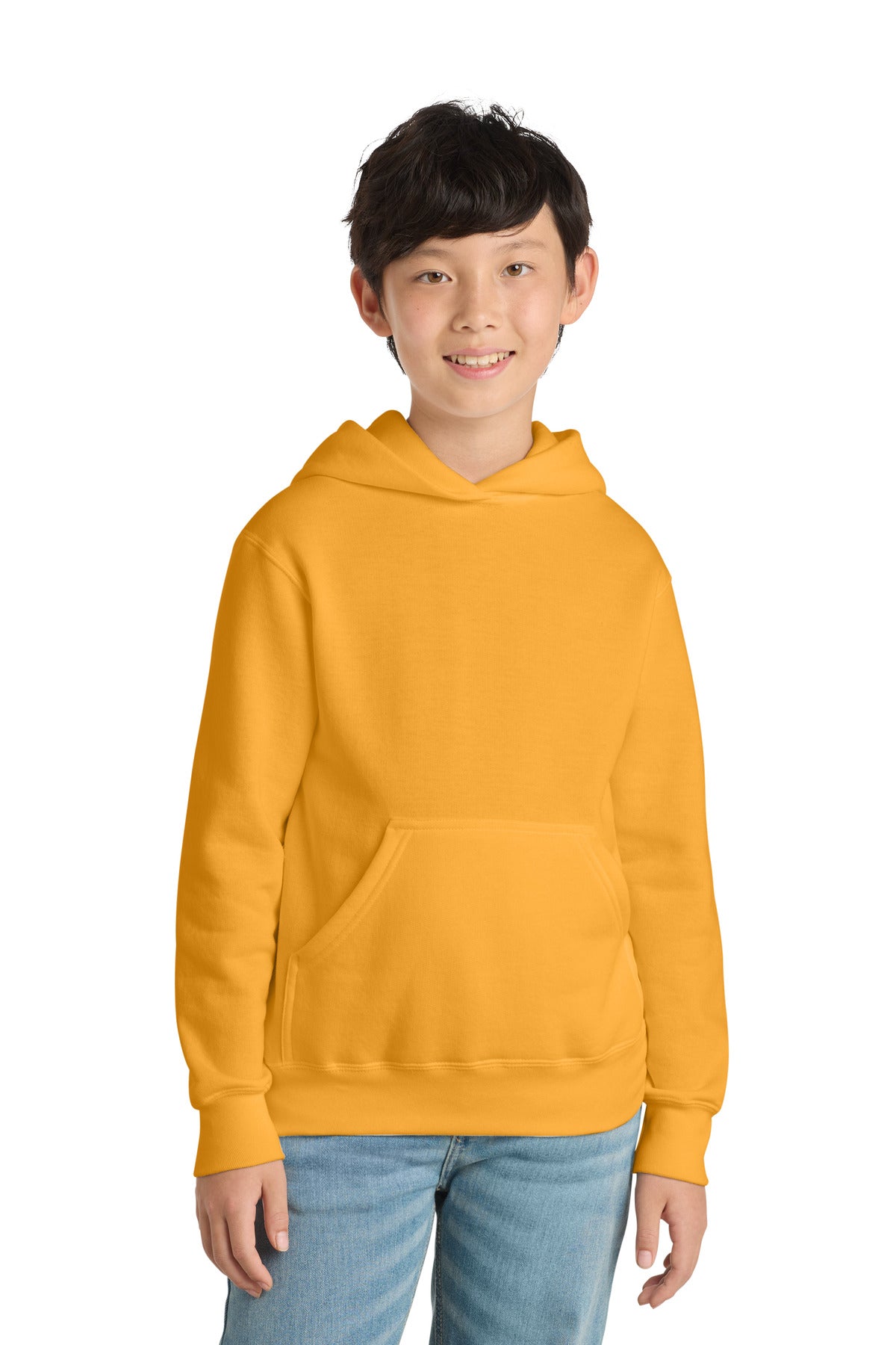 Port & Co ™  Youth Core Fleece Pullover Hooded Sweatshirt.  PC90YH