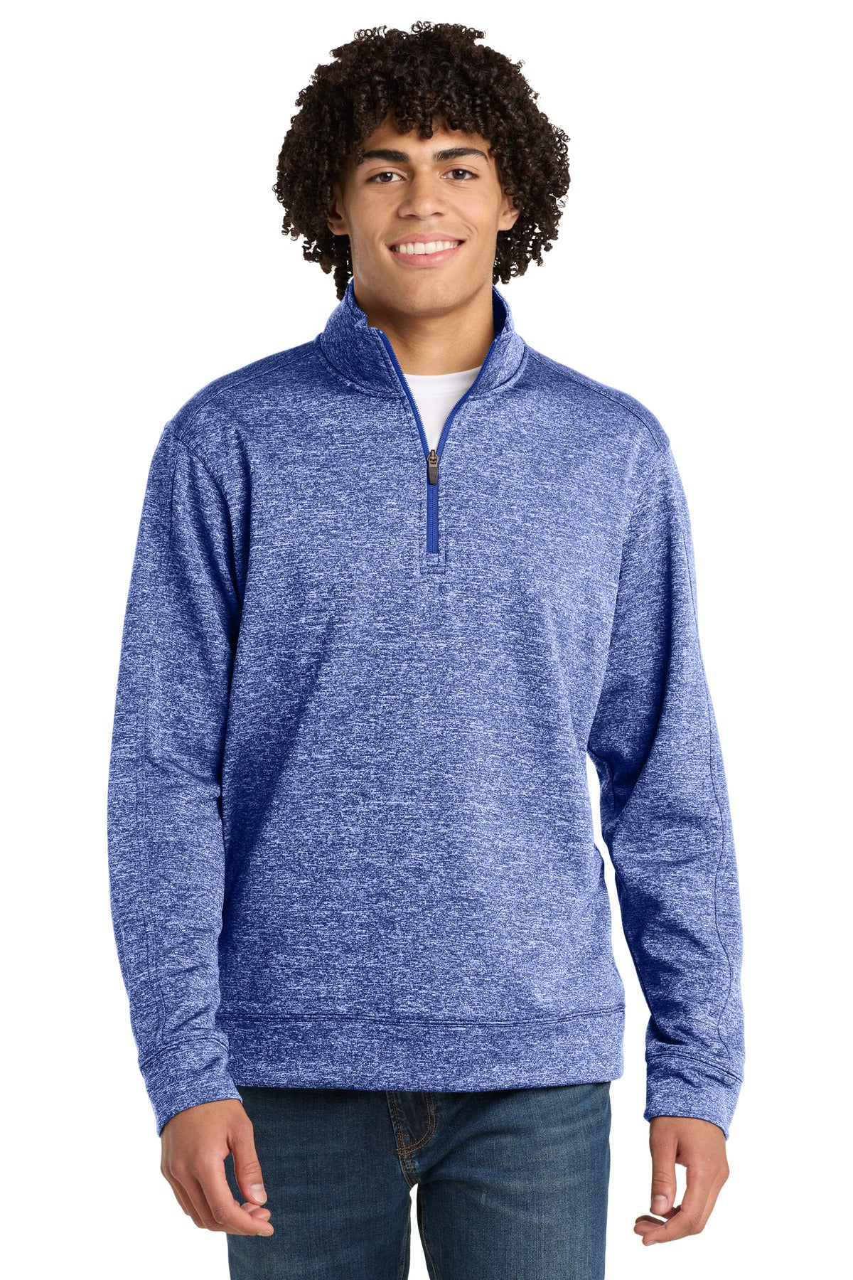 Sport-Tek ®  PosiCharge ®  Electric Heather Fleece 1/4-Zip Pullover. ST226