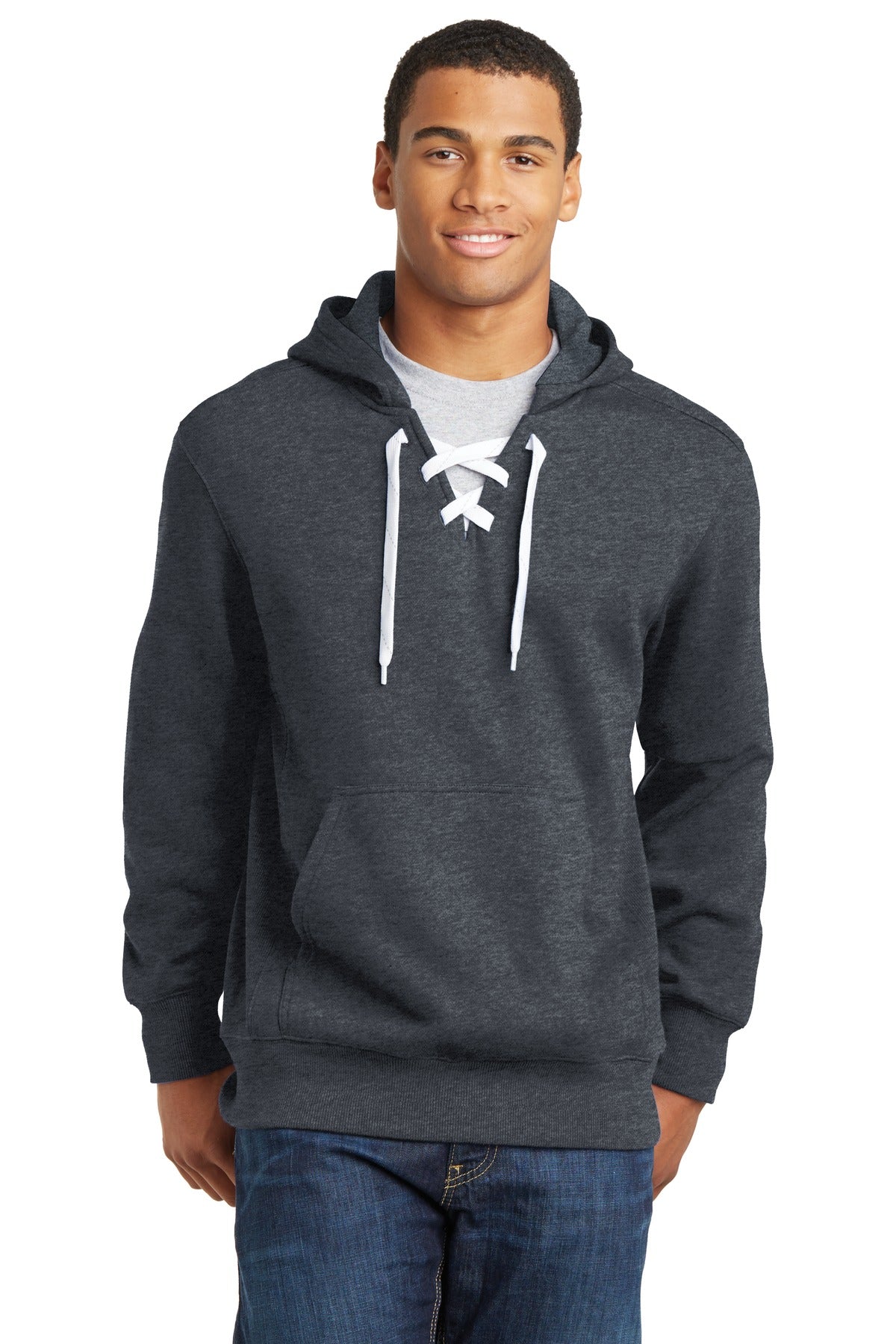 Sport-Tek ®  Lace Up Pullover Hooded Sweatshirt. ST271