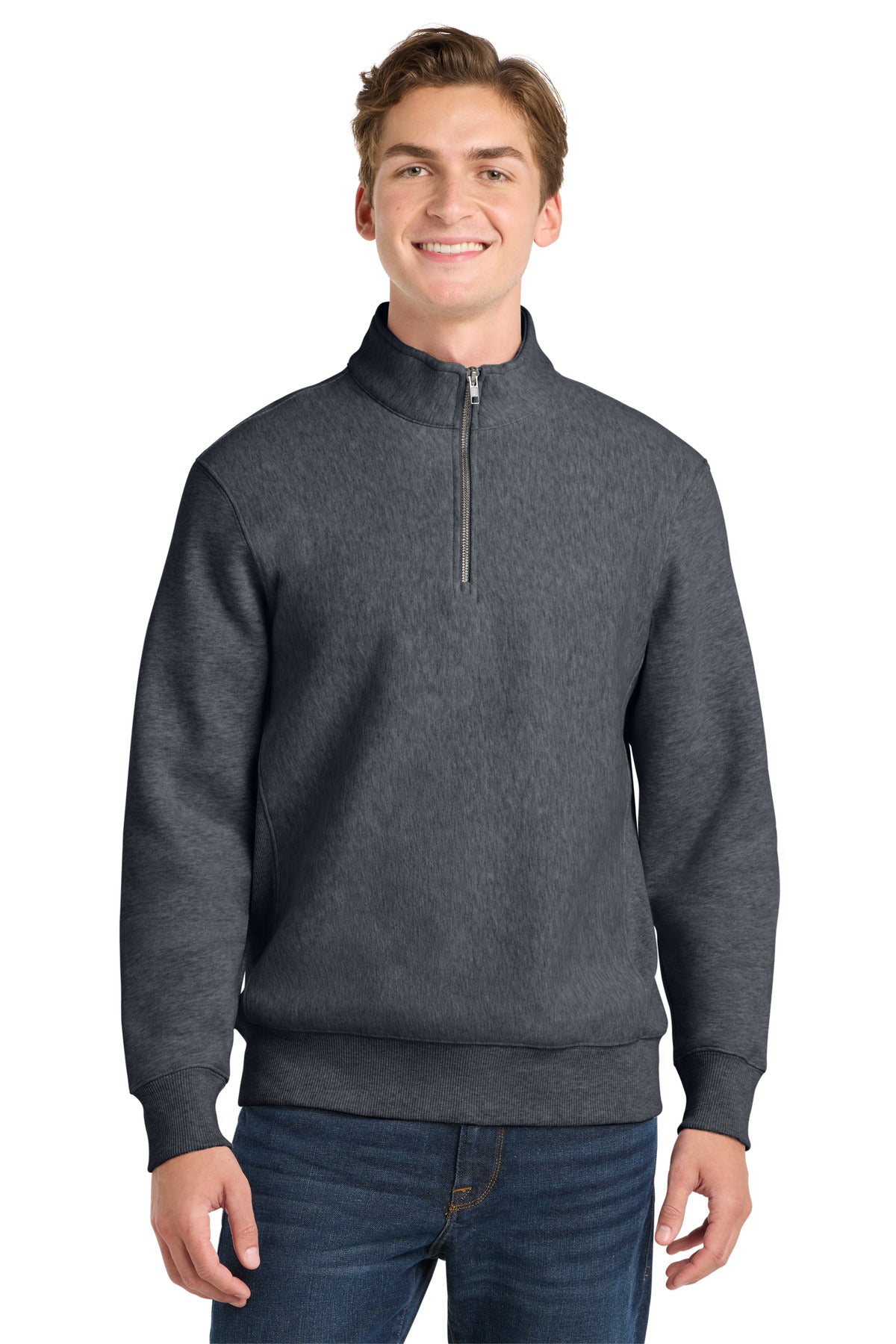 Sport-Tek ®  Super Heavyweight 1/4-Zip Pullover Sweatshirt. ST283