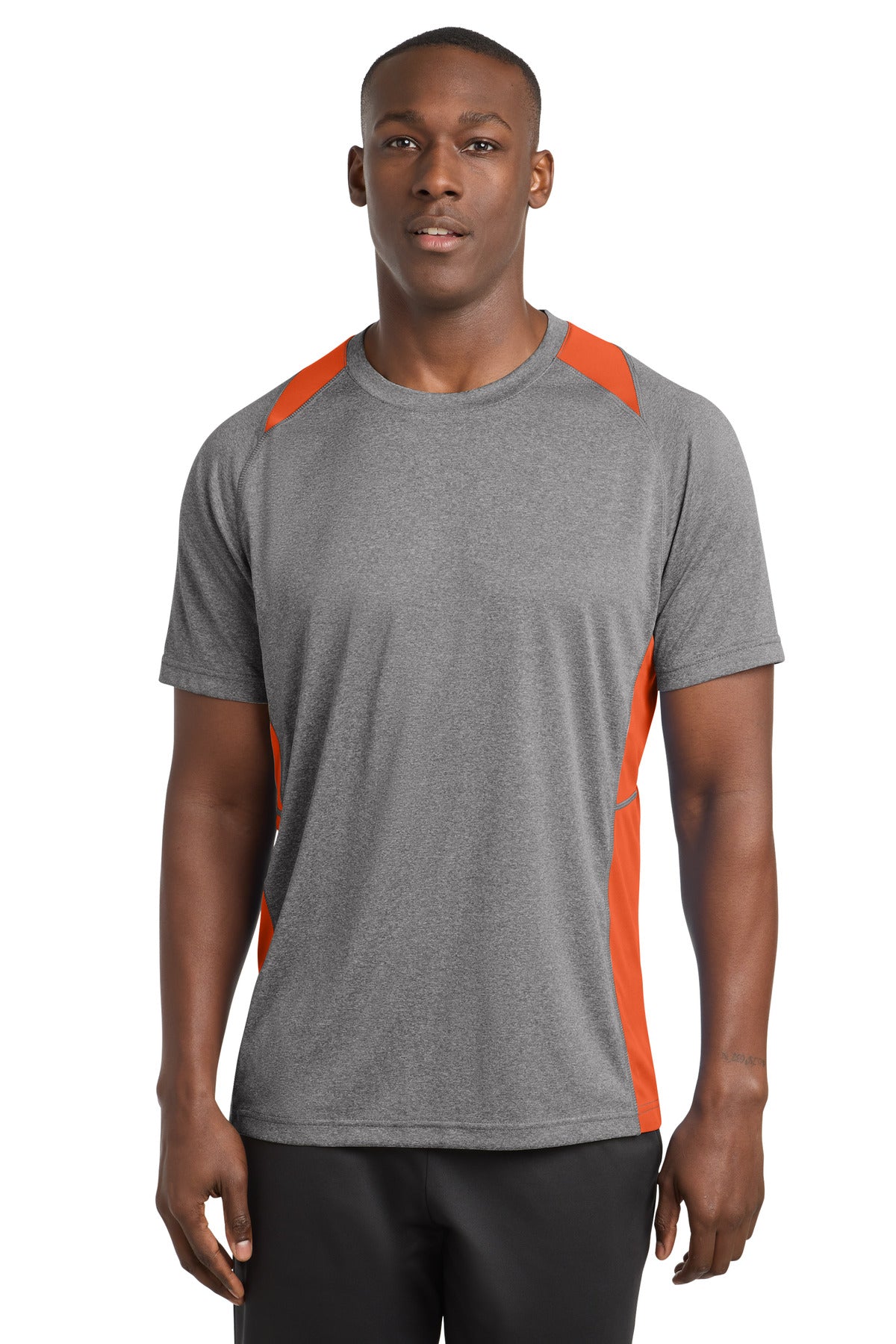 Sport-Tek ®  Heather Colorblock Contender ™  Tee. ST361
