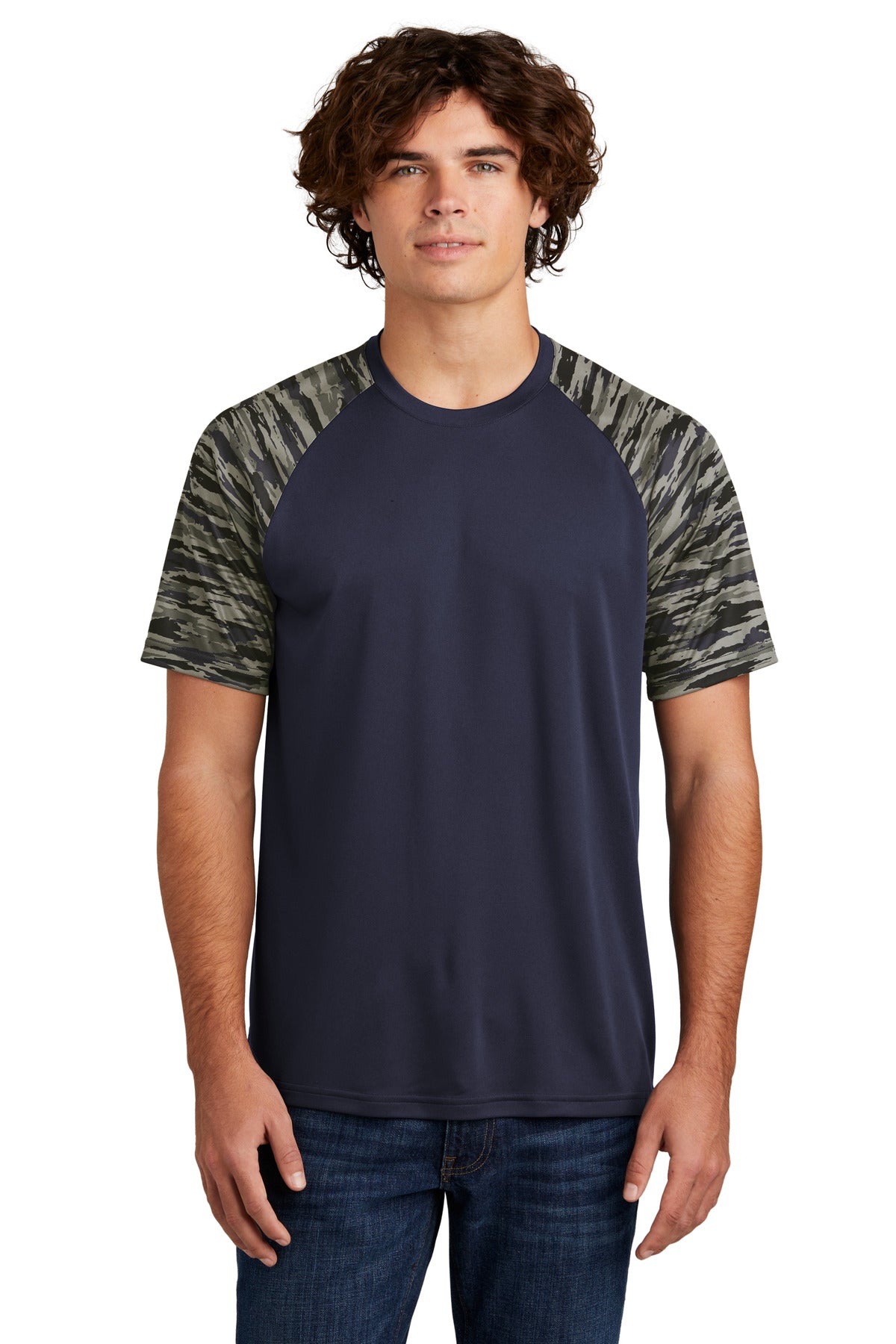 Sport-Tek ®  Drift Camo Colorblock Tee ST376