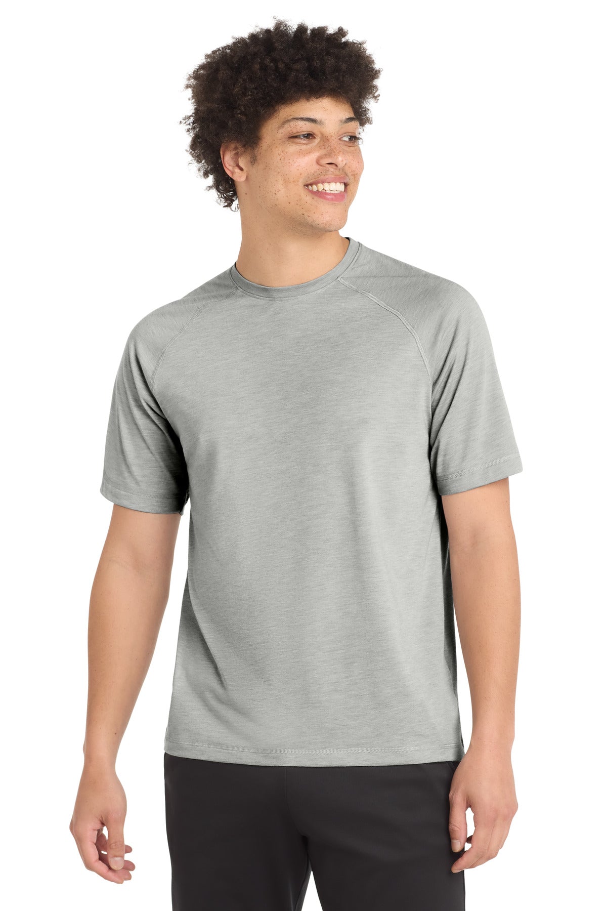 Sport-Tek  ®  PosiCharge  ®  Tri-Blend Wicking Raglan Tee. ST400