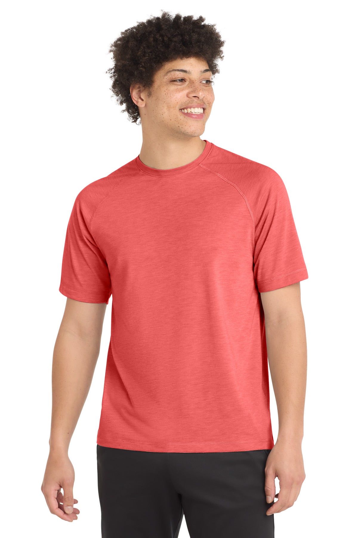 Sport-Tek  ®  PosiCharge  ®  Tri-Blend Wicking Raglan Tee. ST400