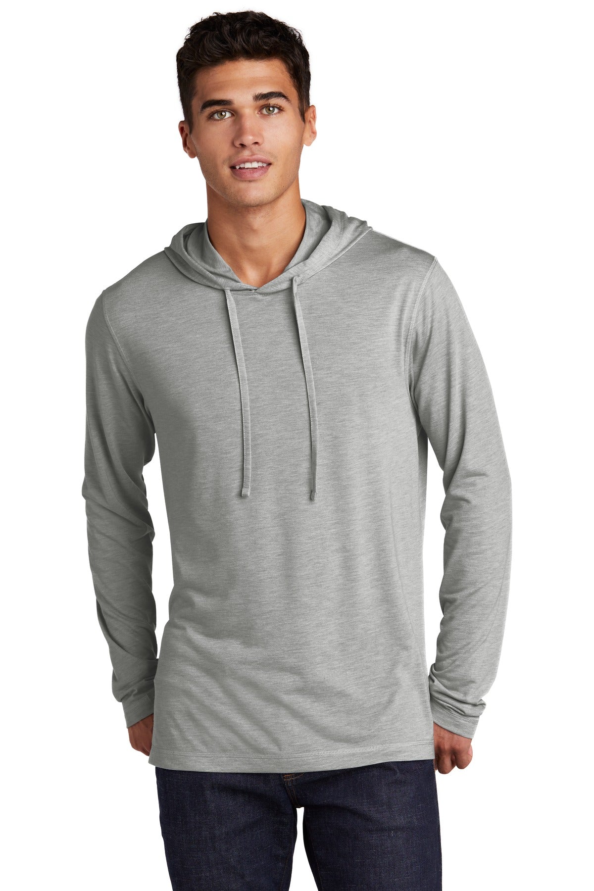 Sport-Tek  ®  PosiCharge  ®  Tri-Blend Wicking Long Sleeve Hoodie ST406