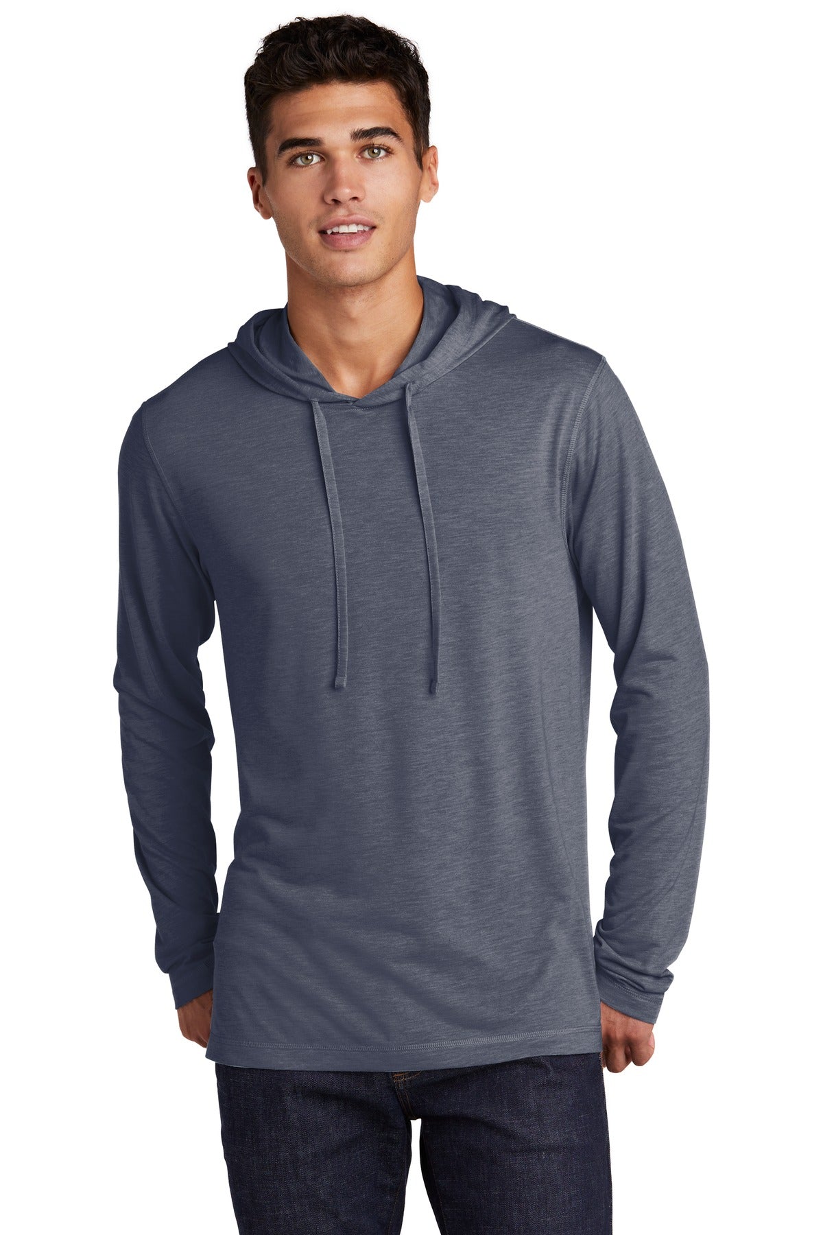 Sport-Tek  ®  PosiCharge  ®  Tri-Blend Wicking Long Sleeve Hoodie ST406