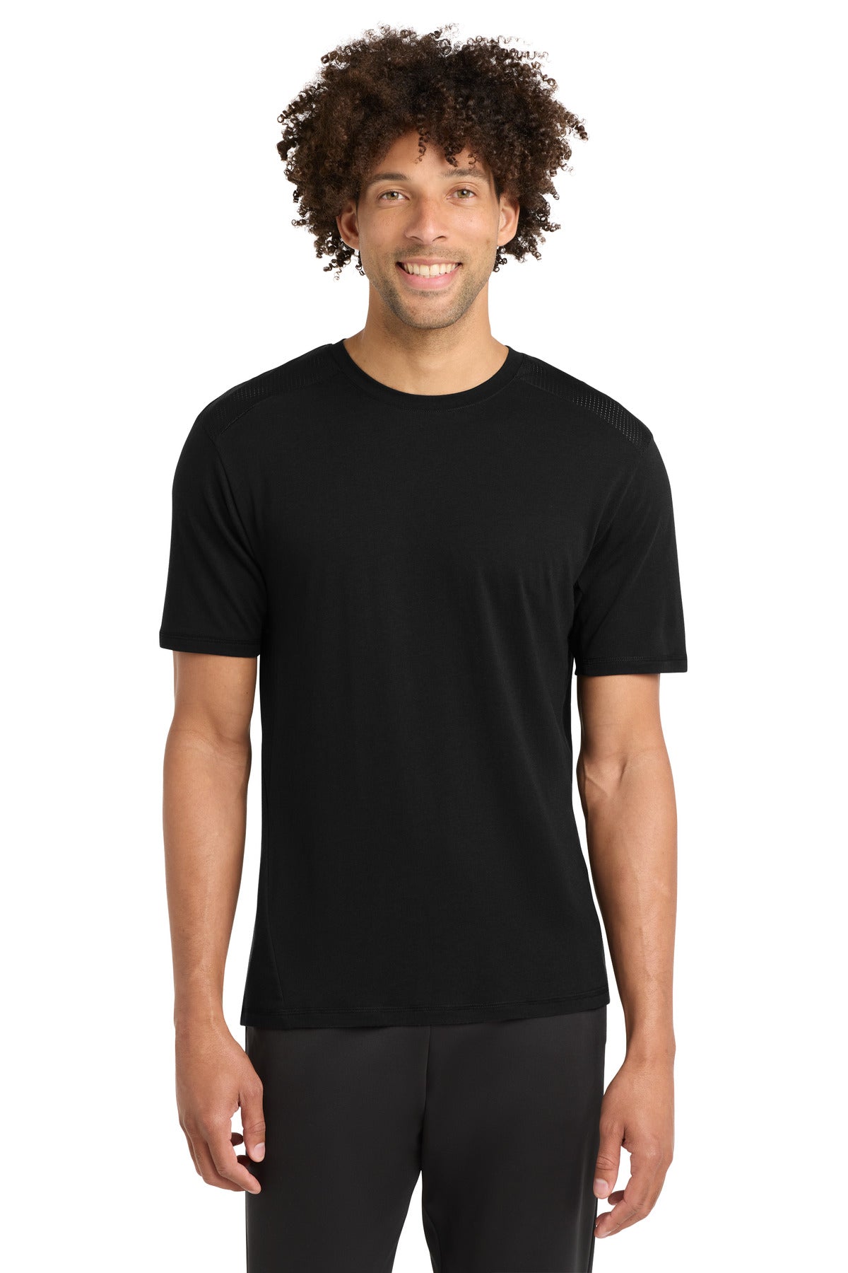 Sport-Tek  ®  PosiCharge  ®  Tri-Blend Wicking Draft Tee. ST410