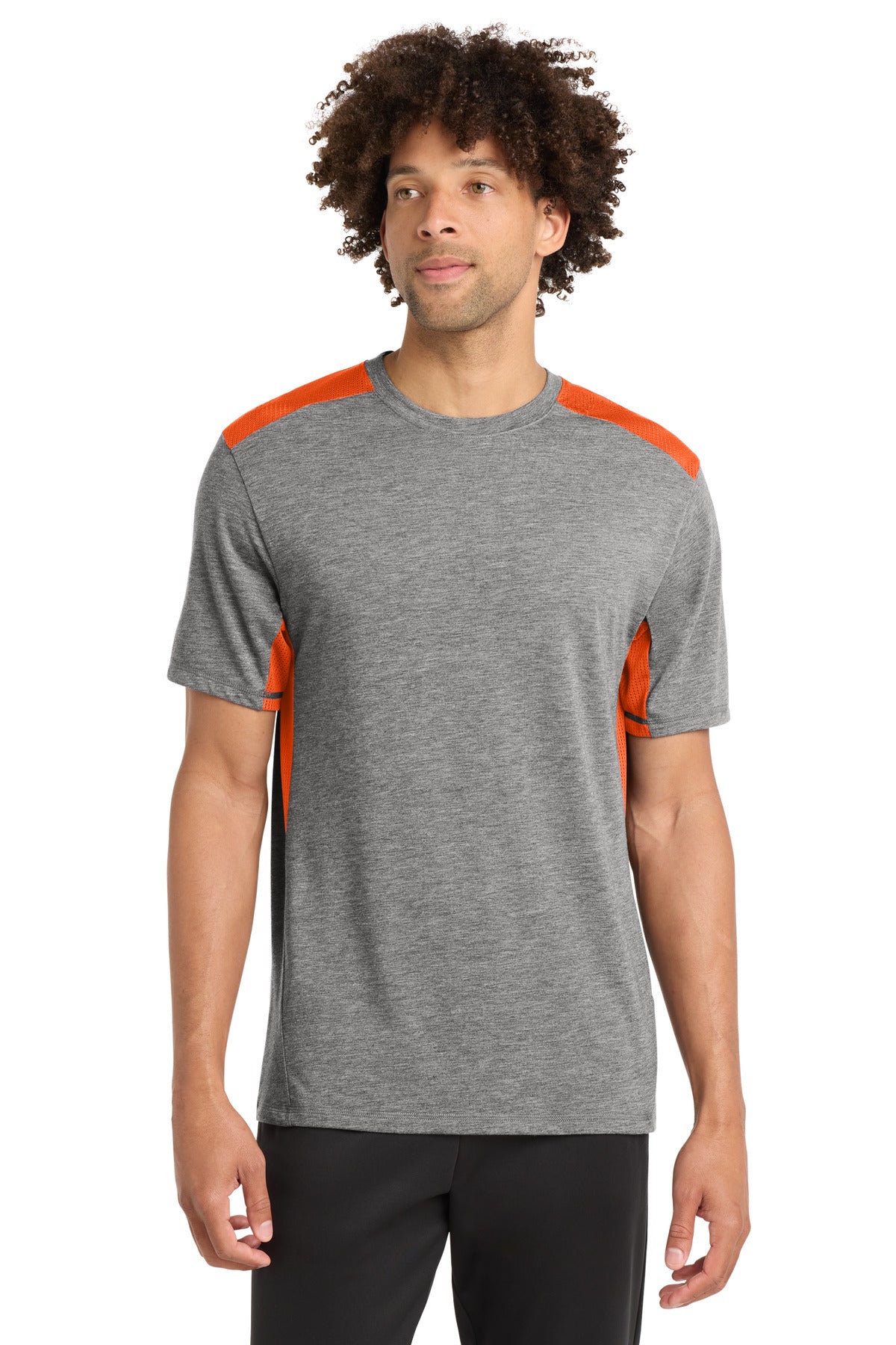 Sport-Tek  ®  PosiCharge  ®  Tri-Blend Wicking Draft Tee. ST410