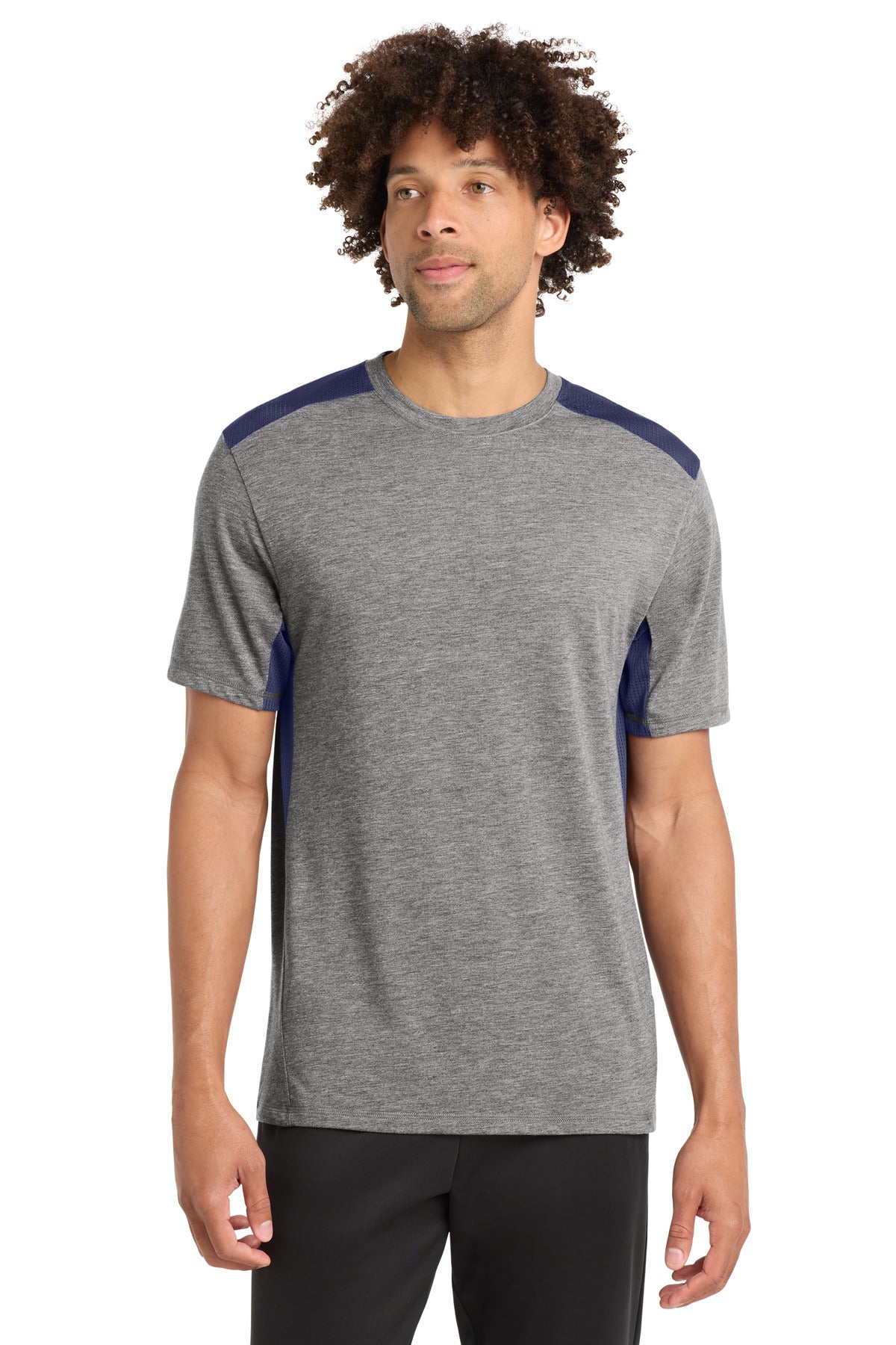 Sport-Tek  ®  PosiCharge  ®  Tri-Blend Wicking Draft Tee. ST410