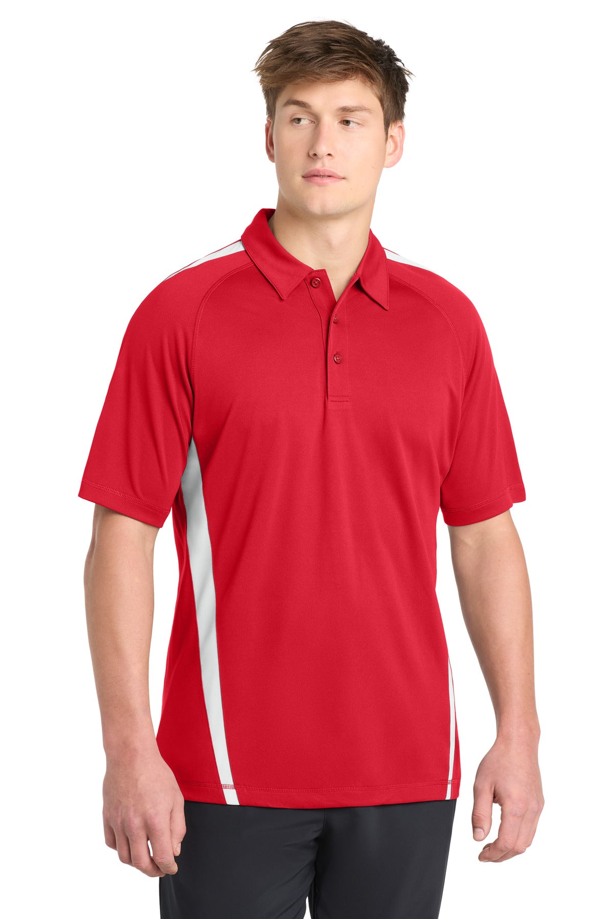 Sport-Tek ®  PosiCharge ®  Micro-Mesh Colorblock Polo. ST685