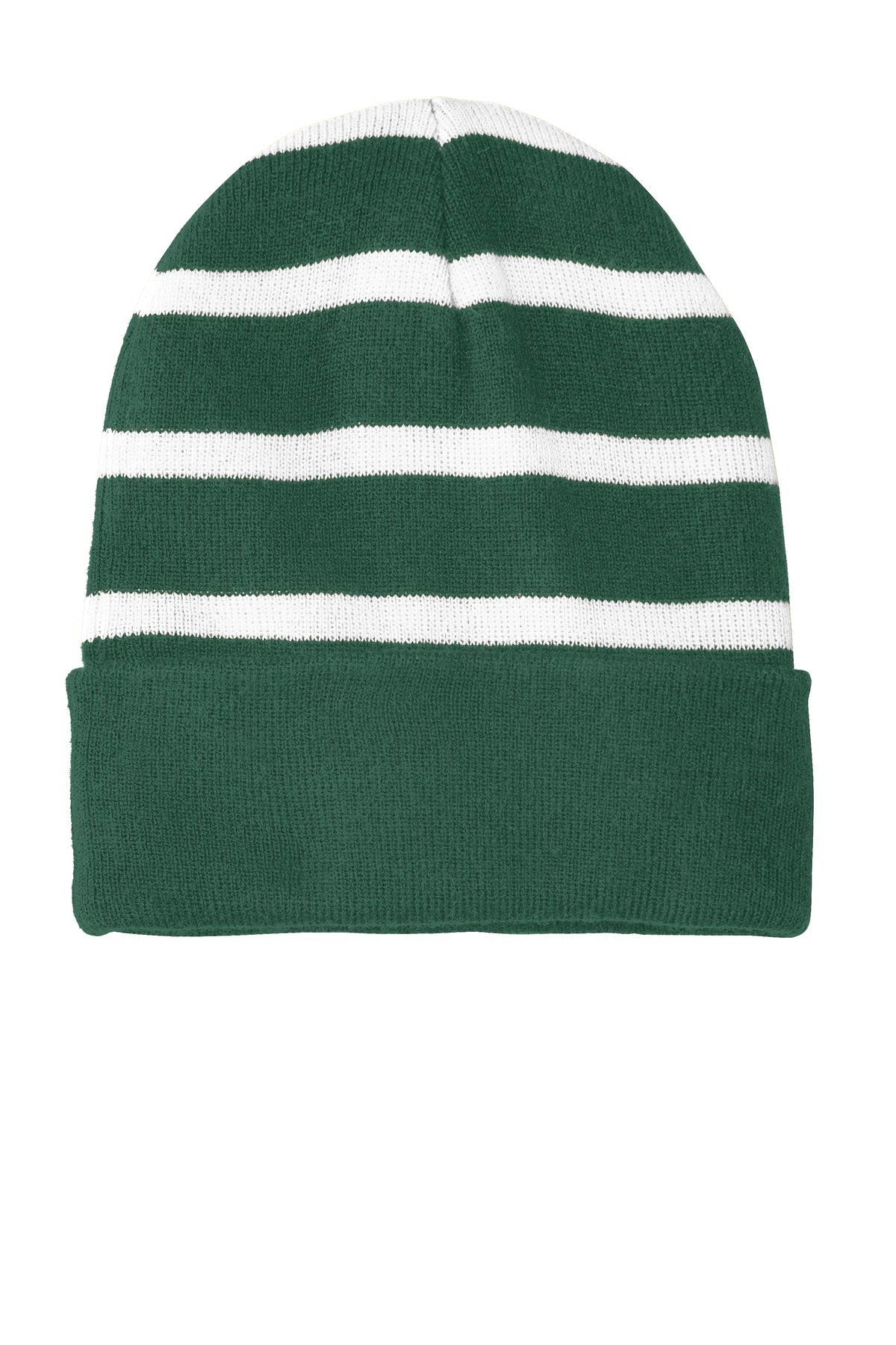 Sport-Tek ®  Striped Beanie with Solid Band. STC31