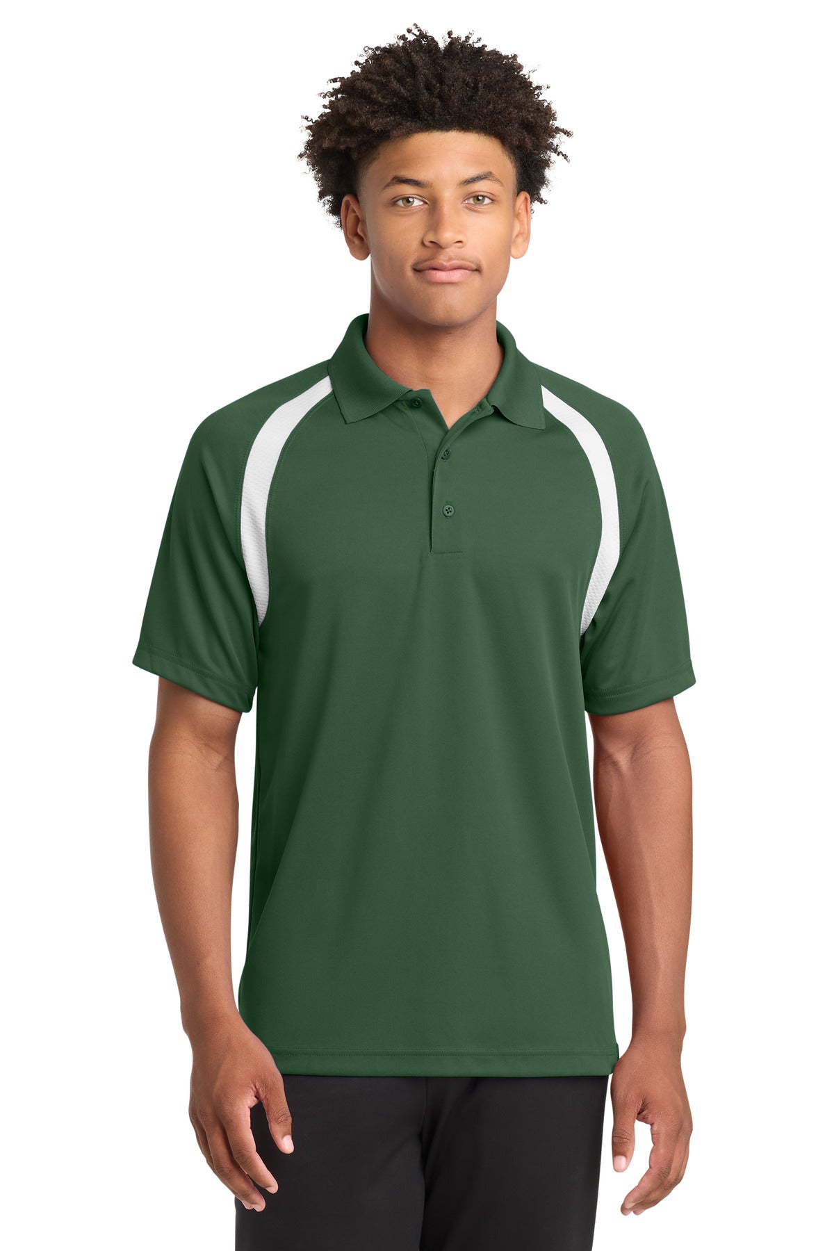 Sport-Tek ®  Dry Zone ®  Colorblock Raglan Polo. T476