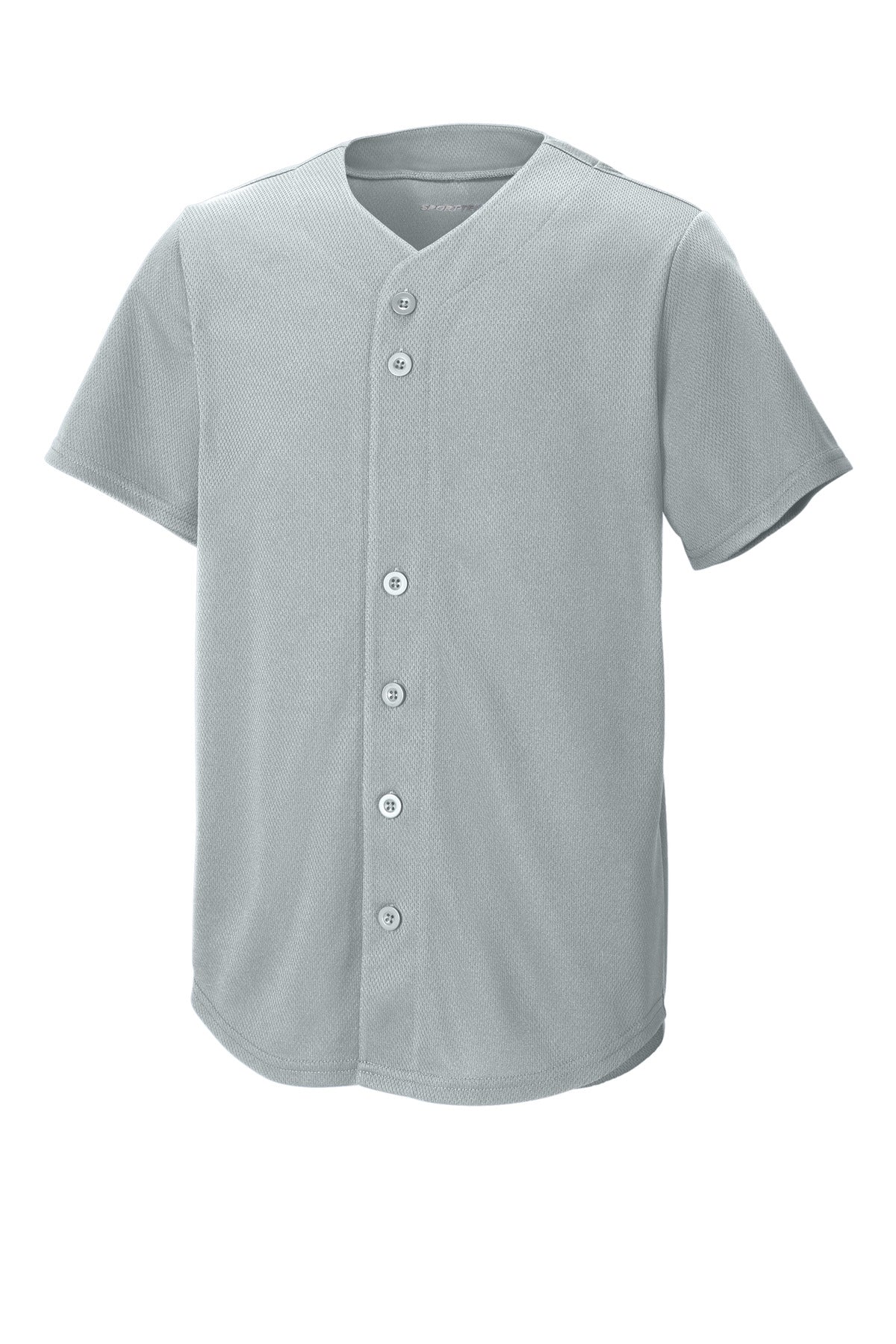 Sport-Tek ®  Youth PosiCharge ®  Tough Mesh Full-Button Jersey YST220
