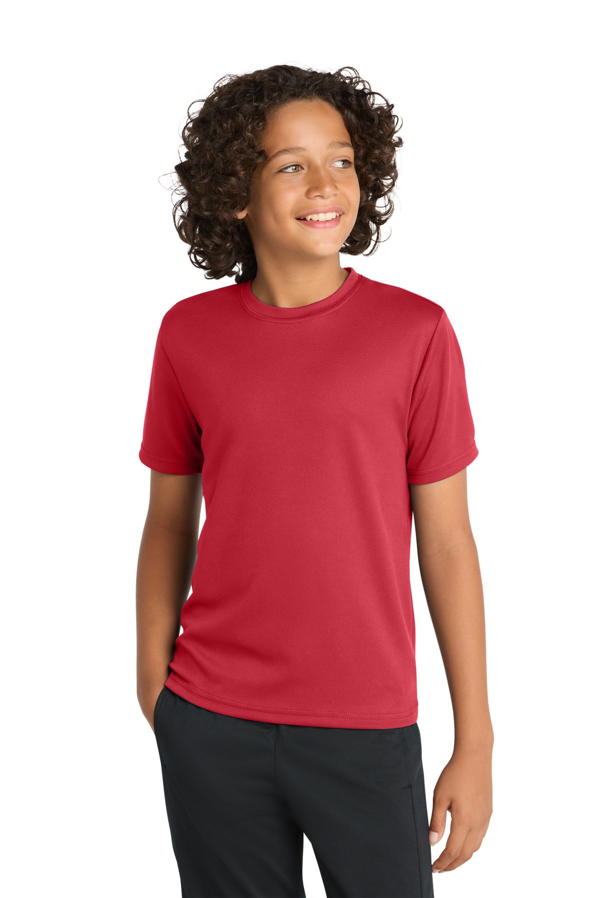 Sport-Tek ®  Youth PosiCharge ®  RacerMesh® Tee. YST340